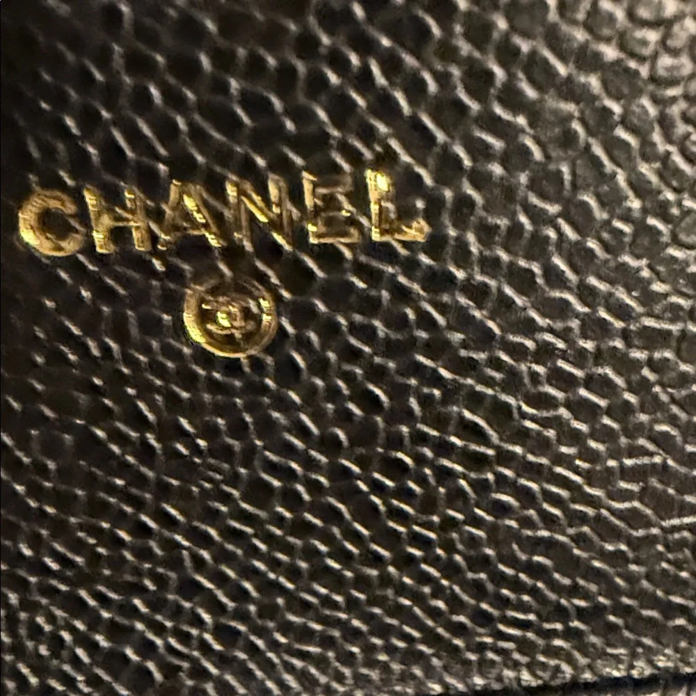 Chanel Black Quilted Crossbody Bag with Gold Chain